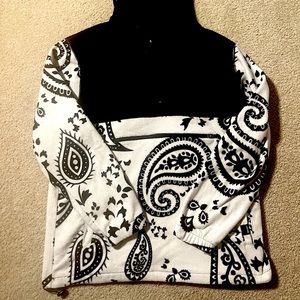 RSQ black and white hoodie size M mens